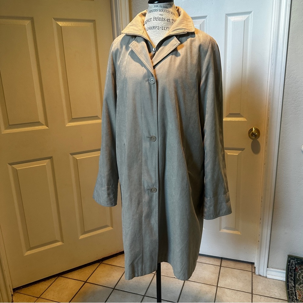 GoldIX Suede Trench Coat